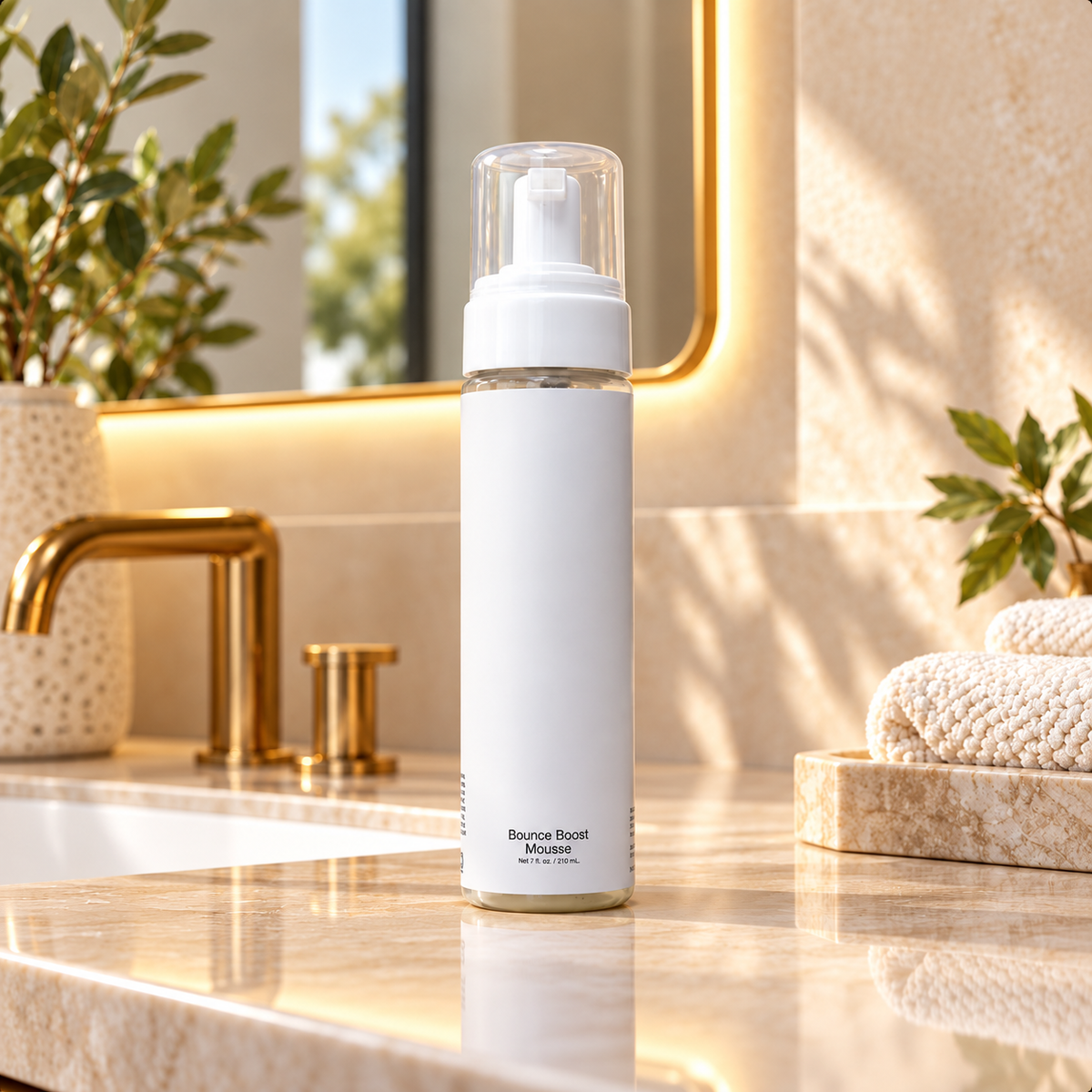 Mousse for Soft, Beautifully Defined Curls with a Fresh Scent